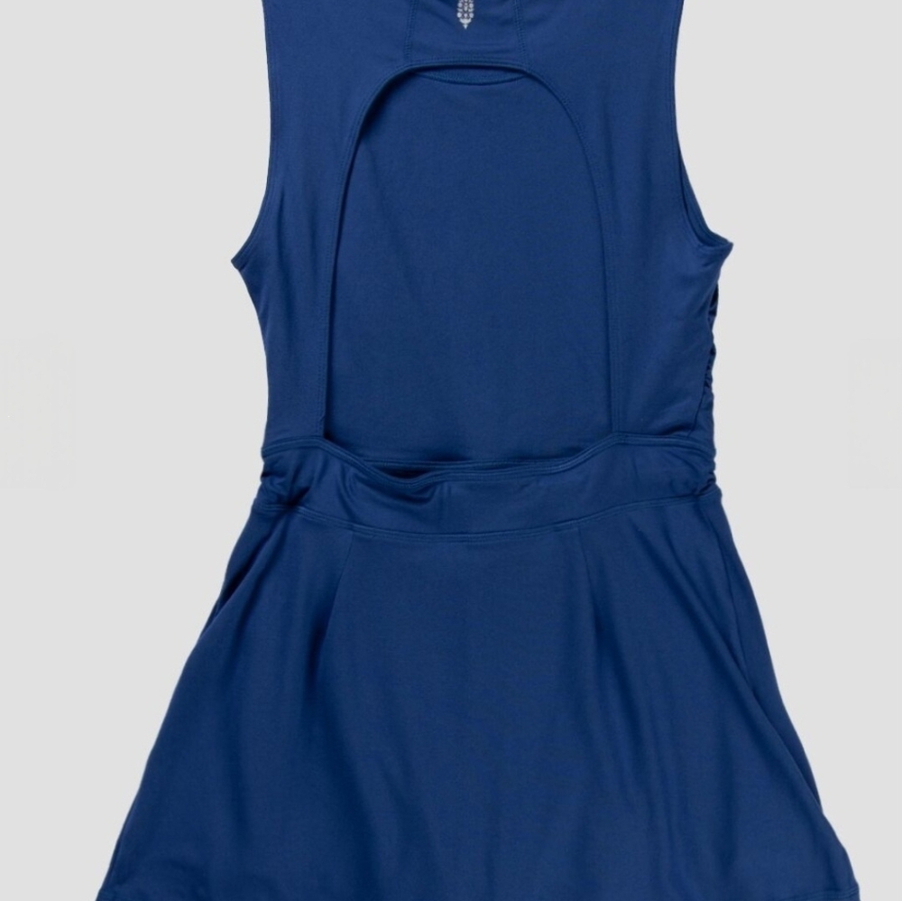 FP Movement Easy Does It Dress Skort Romper ~ Atlantic Blue ~ Large ~ 17.5" P2P - Picture 9 of 9